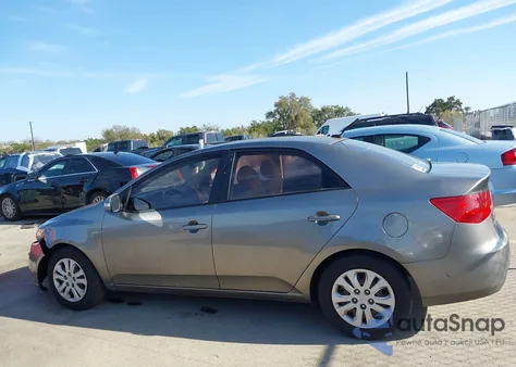 2010 Kia Forte Ex из США, поврежденный, VIN KNAFU4A21A5843809